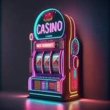 Colourful online slot game reels displayed on a mobile phone screen